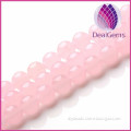 wholesale price 8mm round pink natural gemstone jasper bead semi precious loose gemstone strands beads